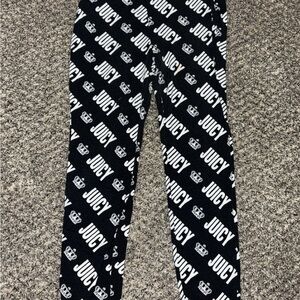 Juicy Couture  Black and White Logo Leggings